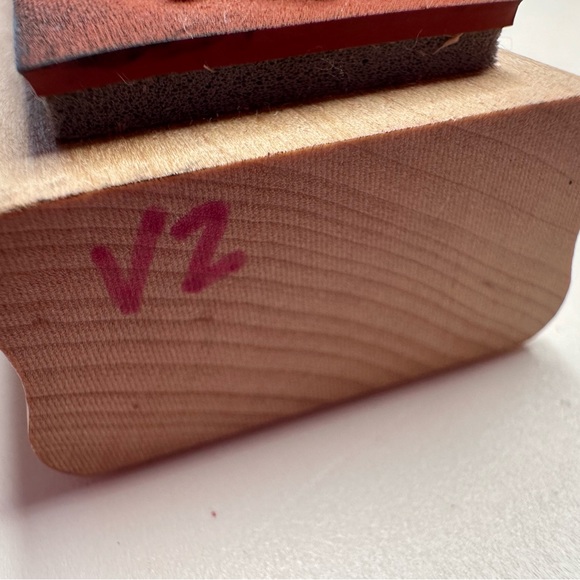 Stampin Up ‘96 Watermelon Birdhouse Sunflower 6.5X 1.5” Wood Block Stamp VINTAGE - Picture 7 of 14